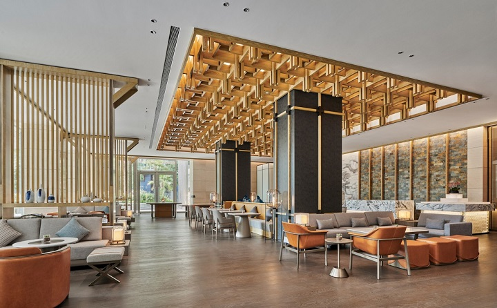 陕西酒店大堂设计注意事项,酒店改造装修设计,宾馆装修设计