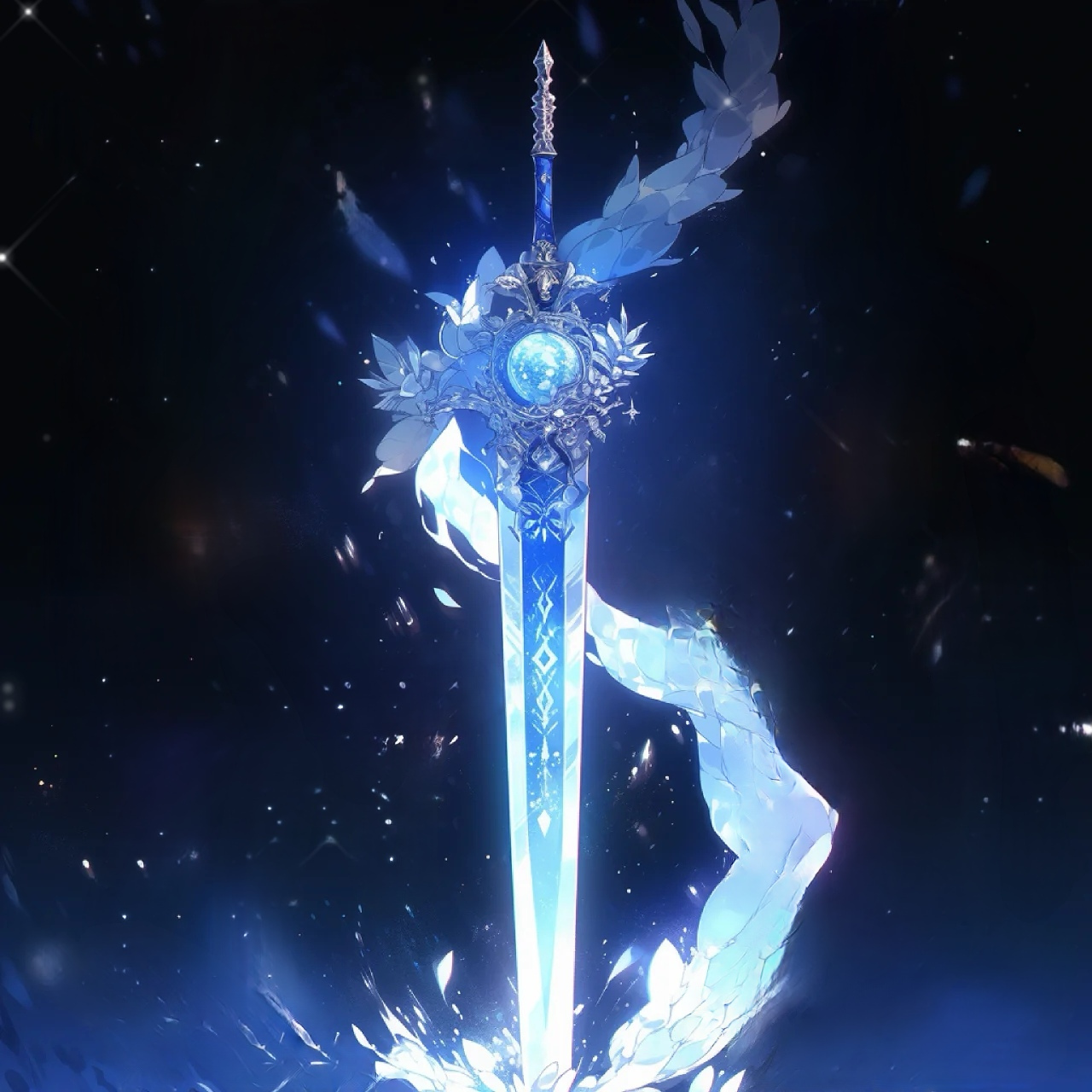 月玄冰剑 #ai绘画