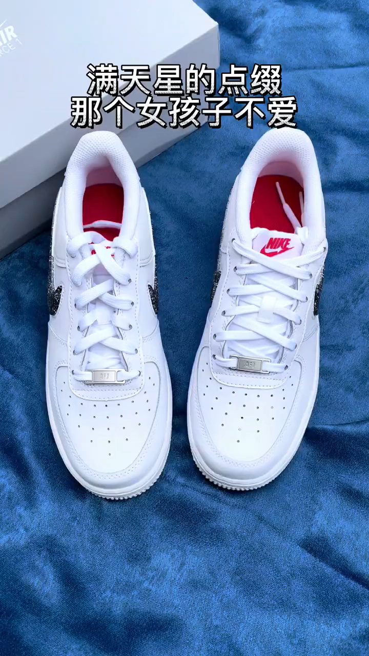 nikeairforce1lv8gs低帮体闲板鞋白银色