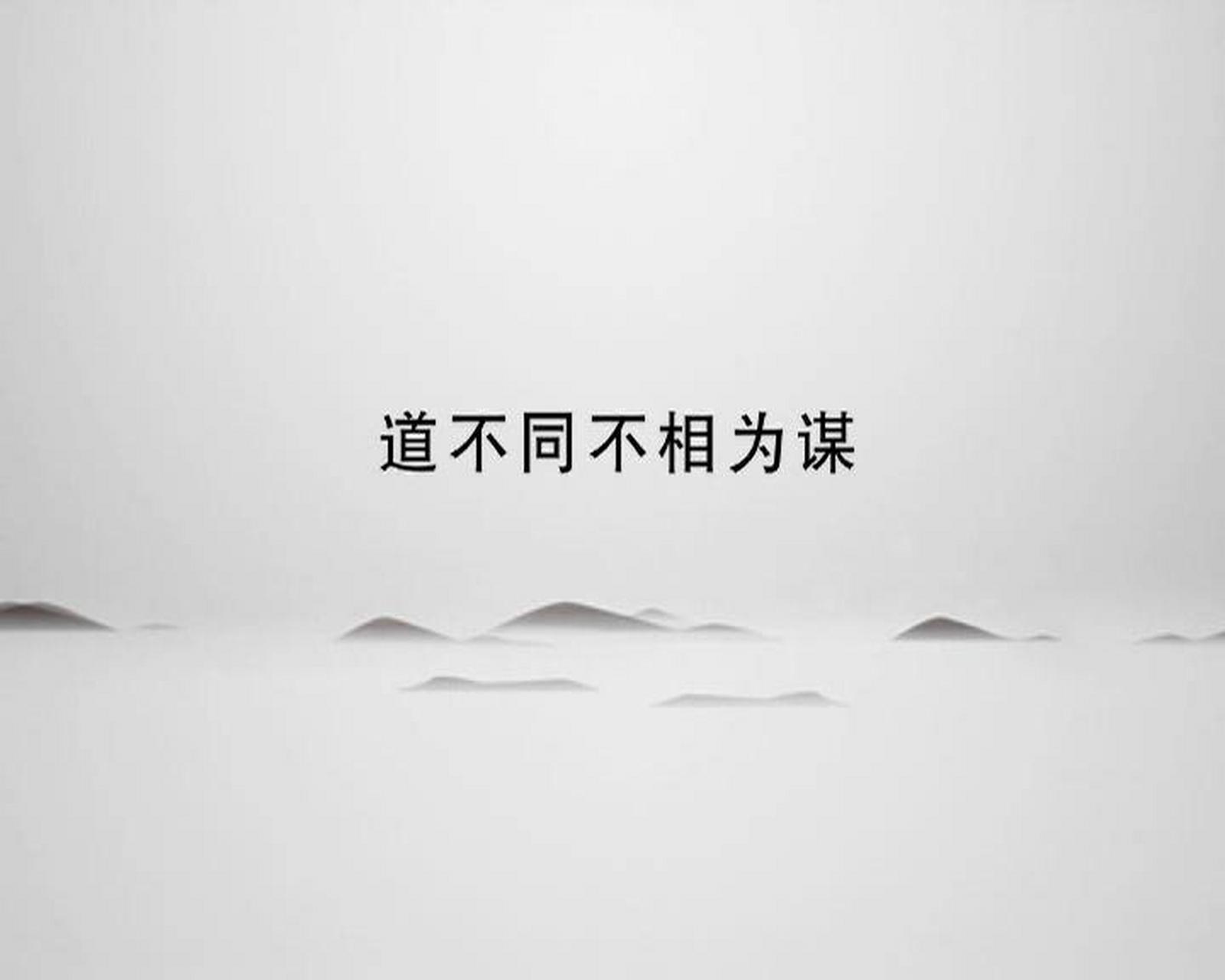 道不同不相为谋, 你讨厌我,我也未必喜欢你.