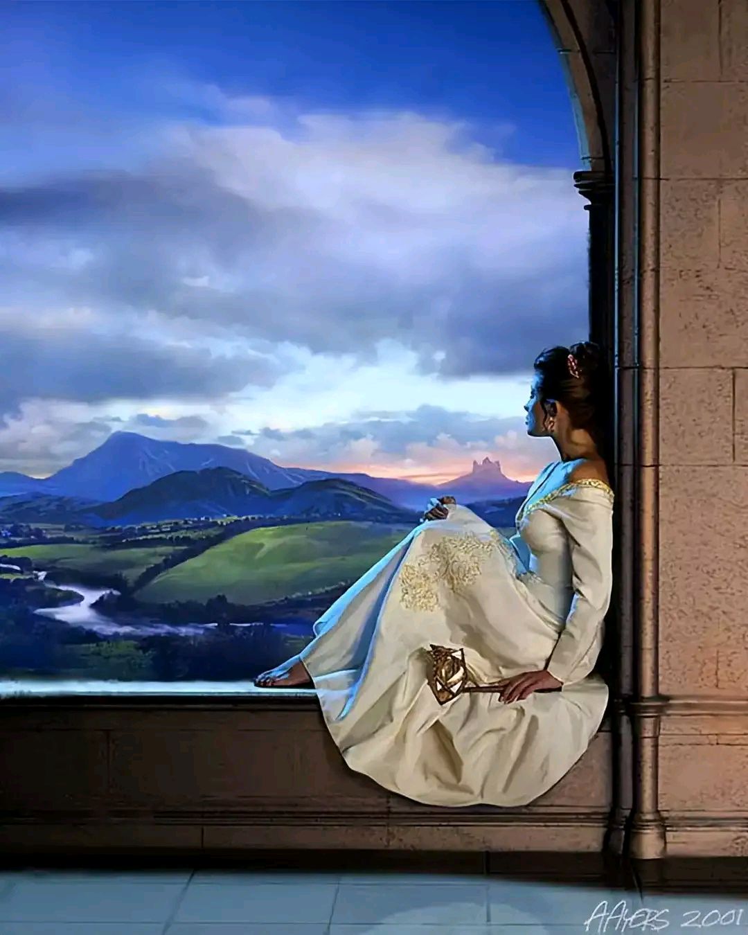 瞬间的永恒～美国当代艺术家艾伦61艾尔斯油画作品欣赏