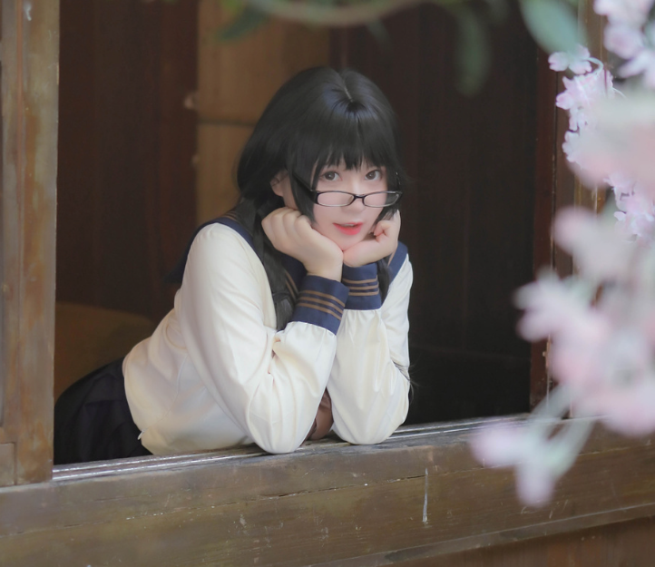 %title插图%num喵子Nyako作品全集:清纯可爱的广东Coser小姐姐
