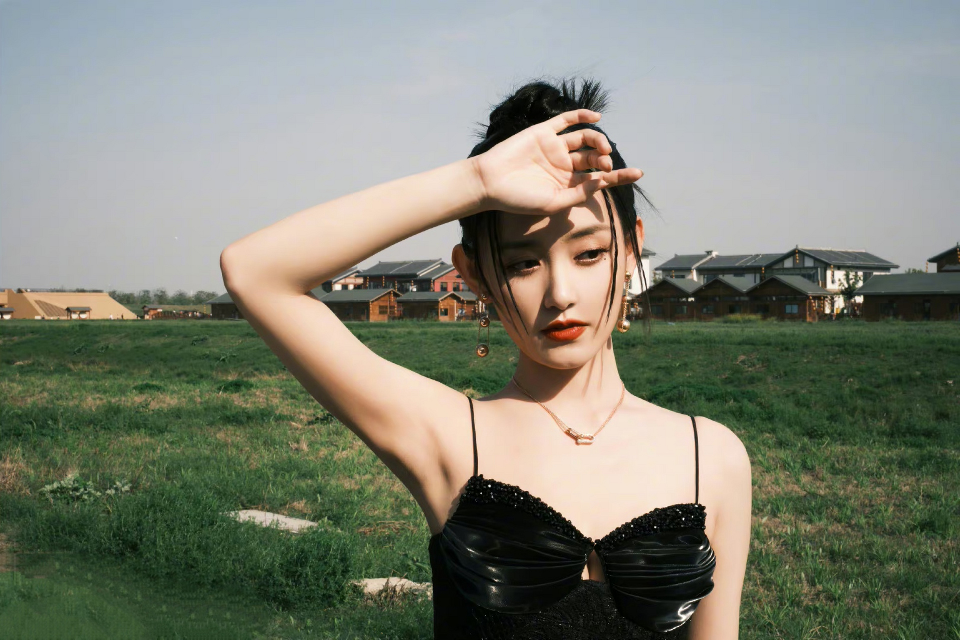 蒋依依# 雪肤玉貌,性感妩媚,风情万种,楚楚动人