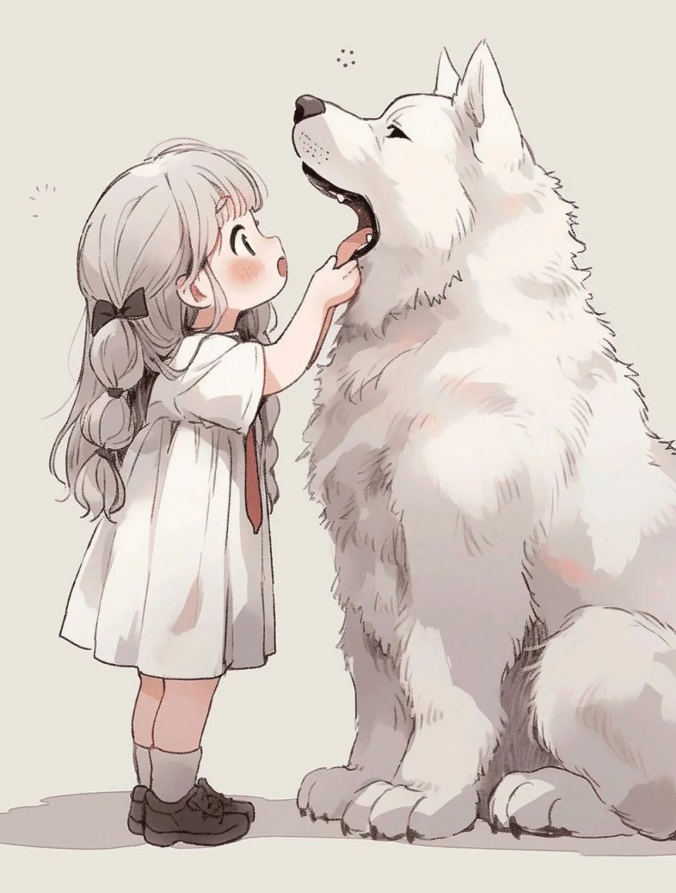 来个人劝退我养萨摩耶  真的是做梦都想养萨摩耶想抱着它一起睡觉我真