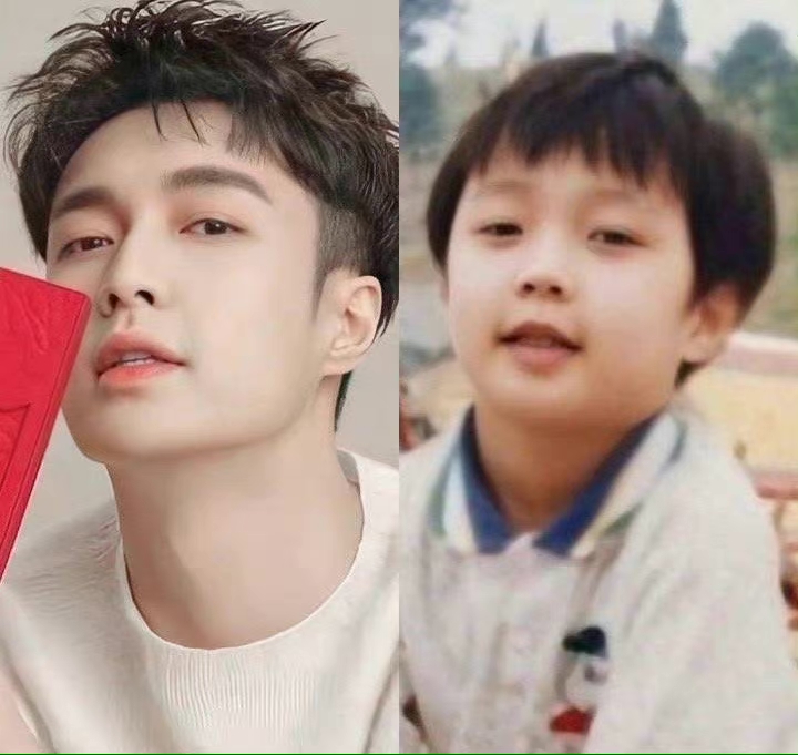 张艺兴中学时期青涩帅气,和现在模样几乎等比例放大,气质剧增