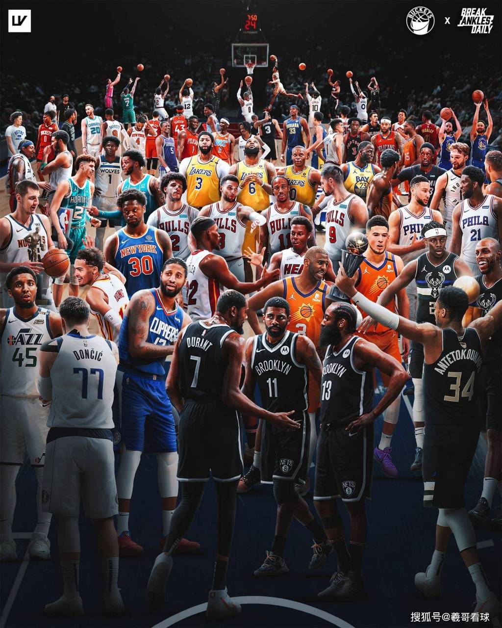 nba历史75大球星,看完我沉默了. 第一乔丹这个是公认的