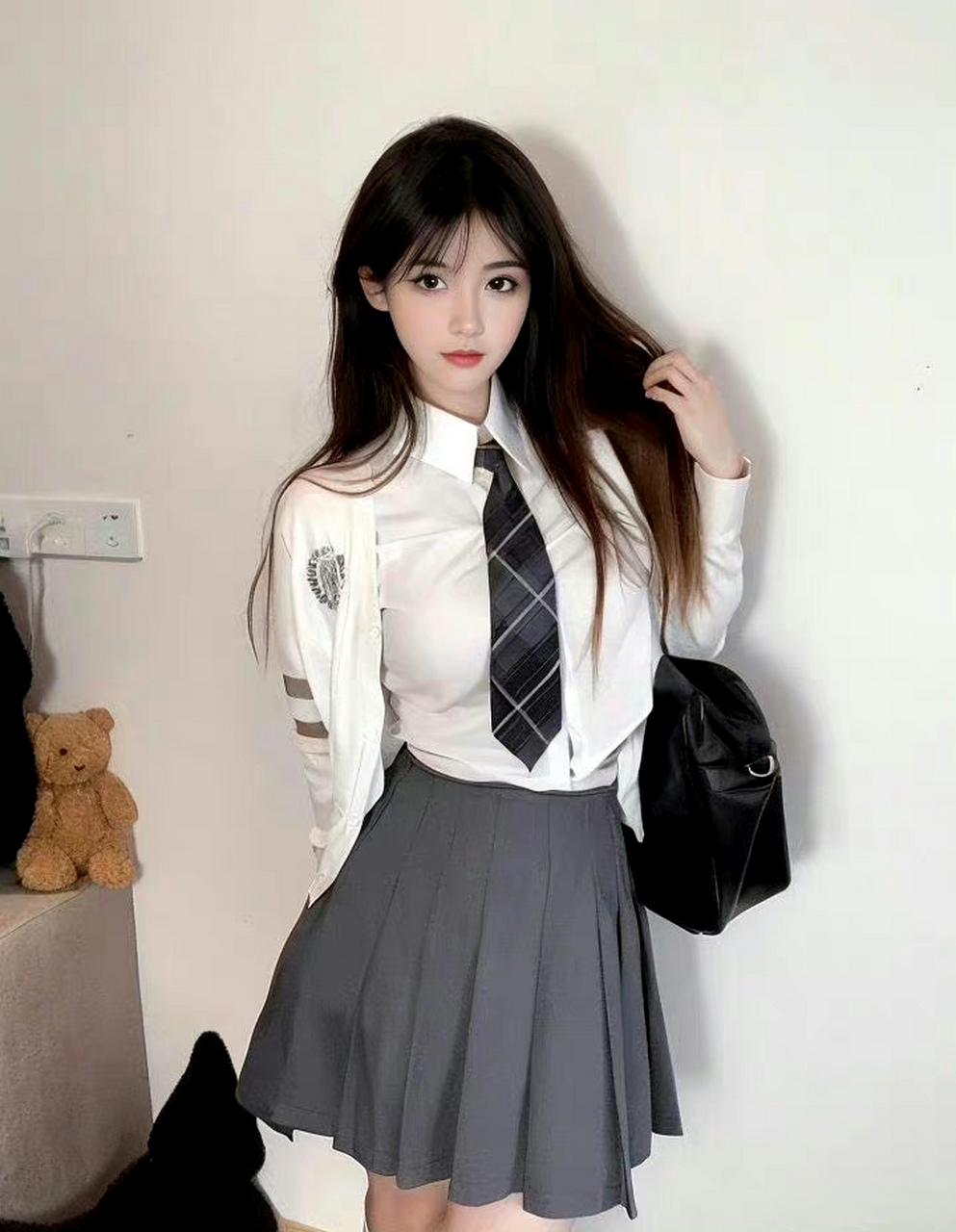 jk装的天花板! #美女# #性感美女# #性感好身材