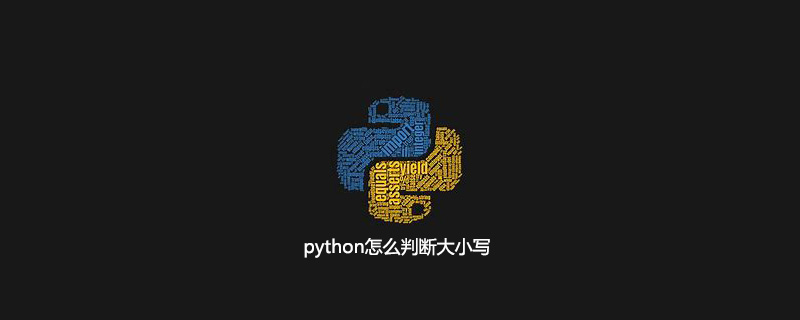 如何在python中判断大小写