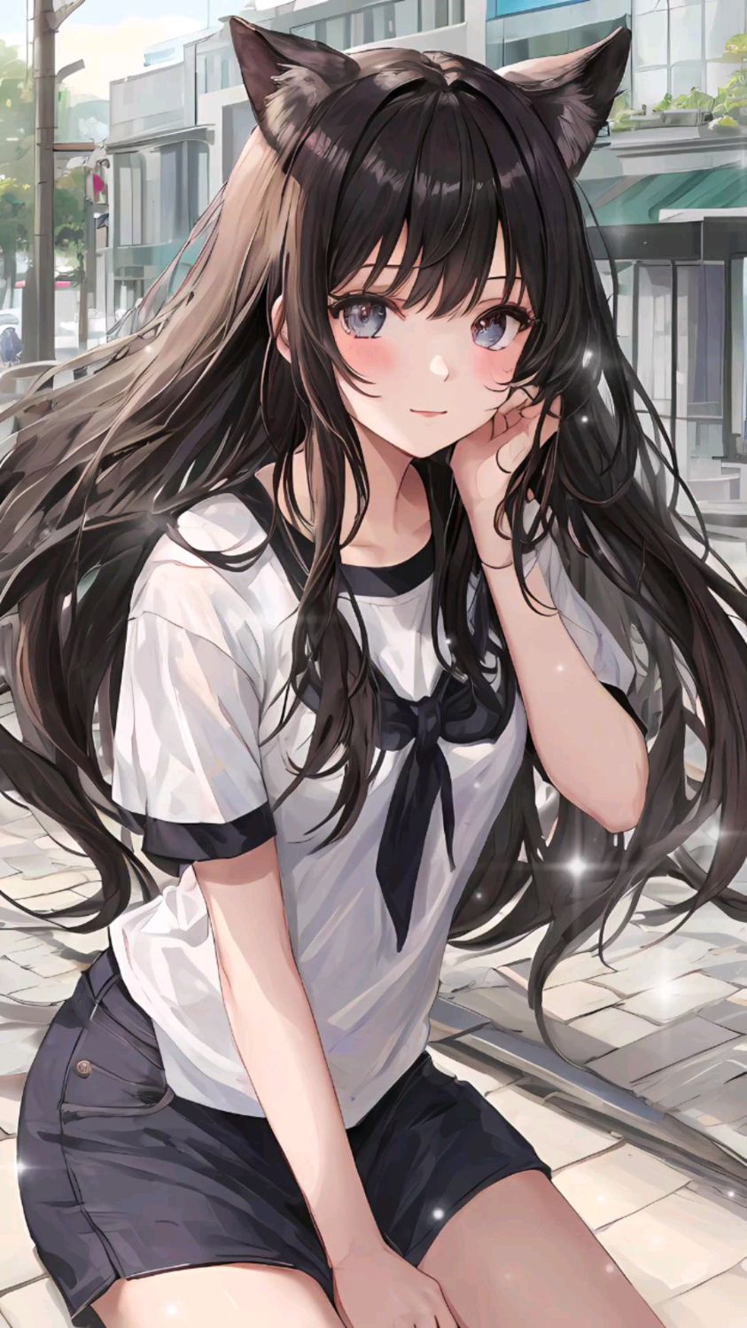 可爱美少女壁纸,头像(10)