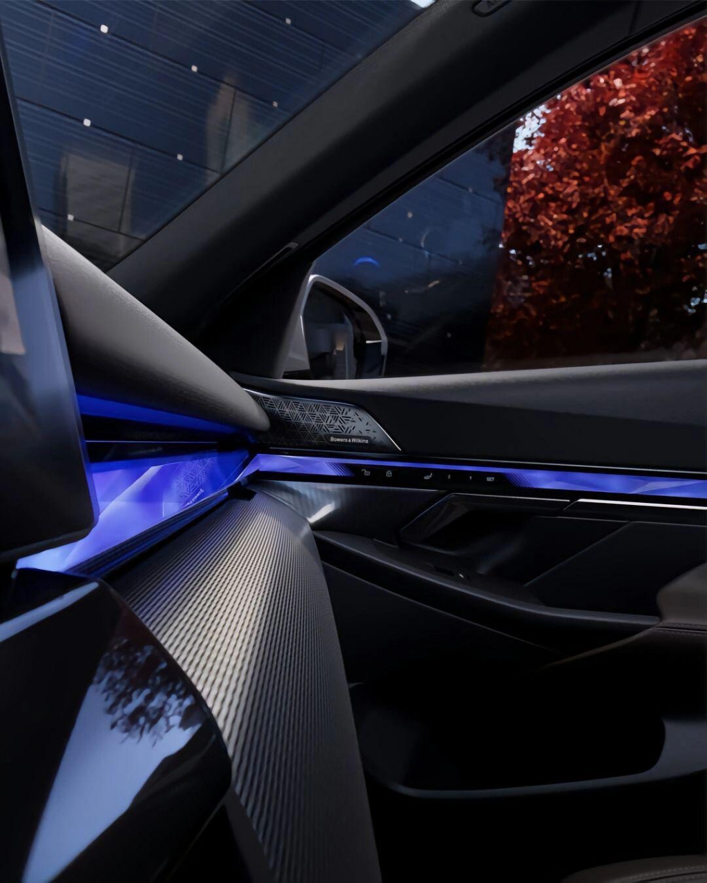 马上换代的2024款宝马5系内饰,氛围灯是真的爱!