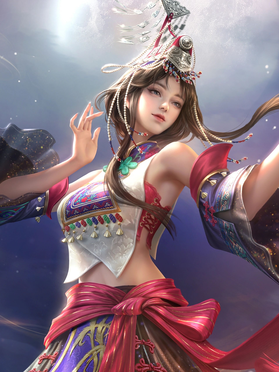 《永劫无间》顾清寒『畲族·凤凰装』|||"我是憧憬凤凰的群鸟中的一只