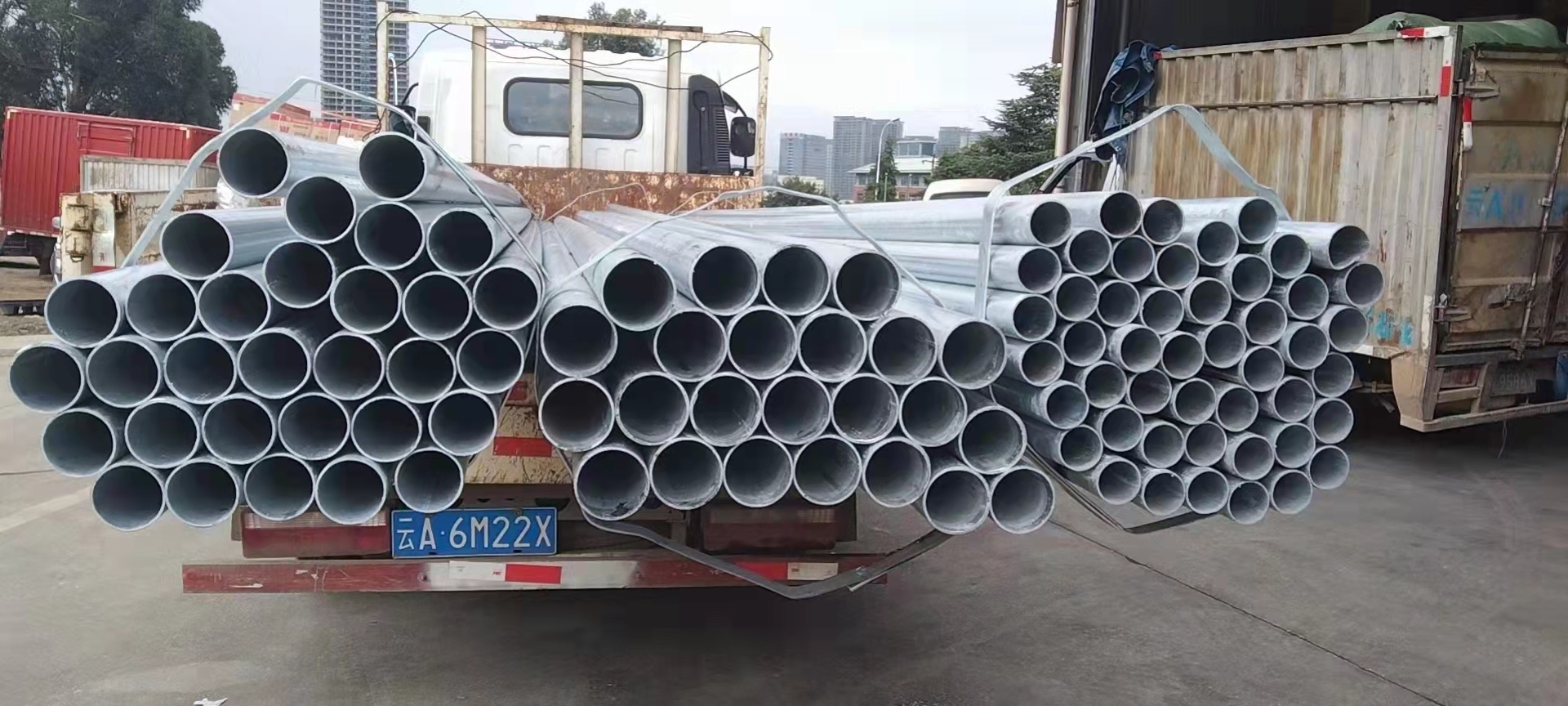 热镀锌管dn80昆明发普洱景谷自治县一小车,感谢代总支持