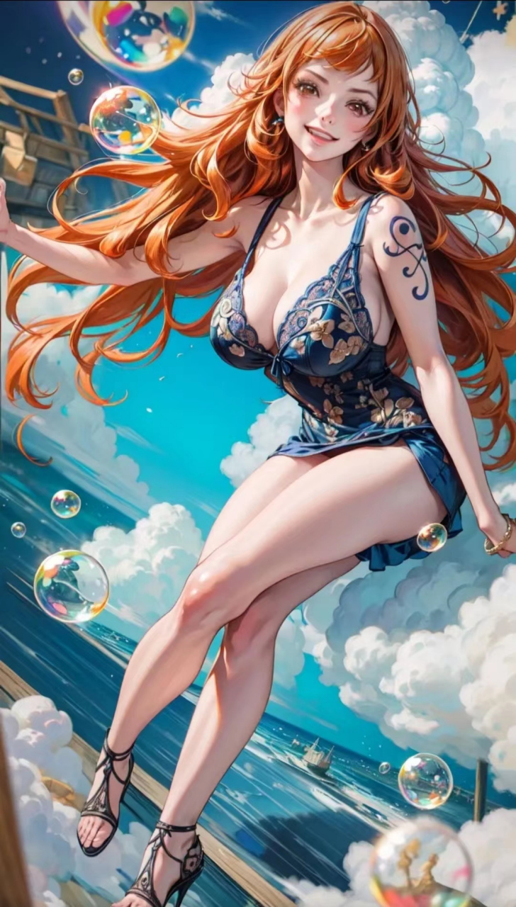 草帽海贼团的航海士娜美报到!还记得她手臂上纹身的由来吗?