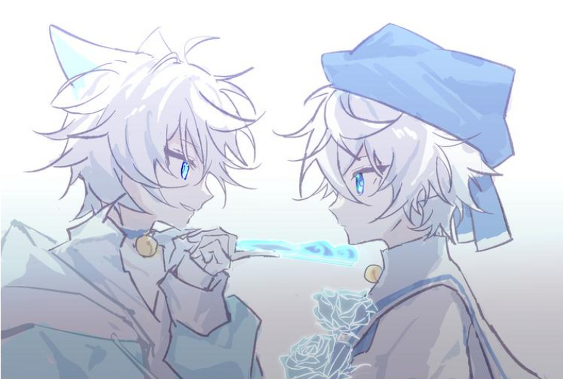 贴贴可以吗?#二次元# #喜羊羊与灰太狼