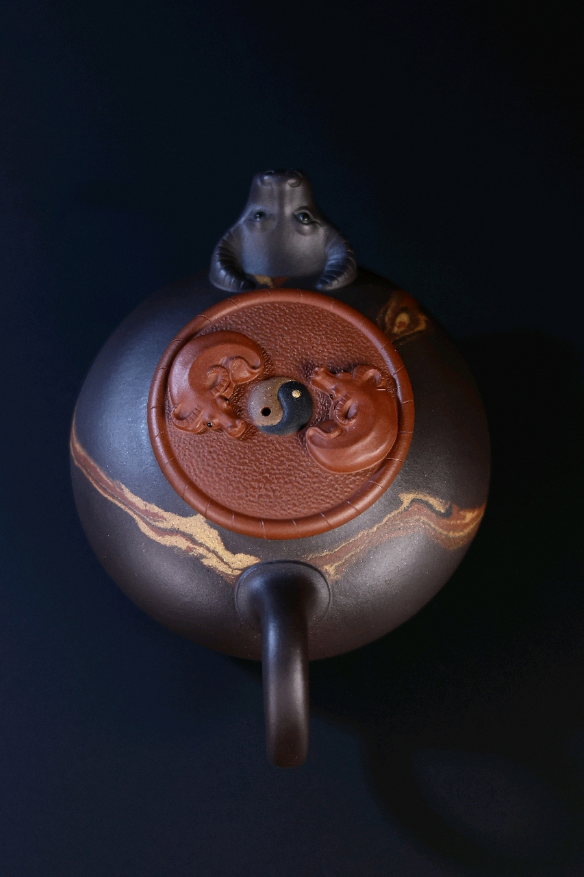 袁子鸣老师绞泥作品 67扭转乾坤,老紫泥270毫升