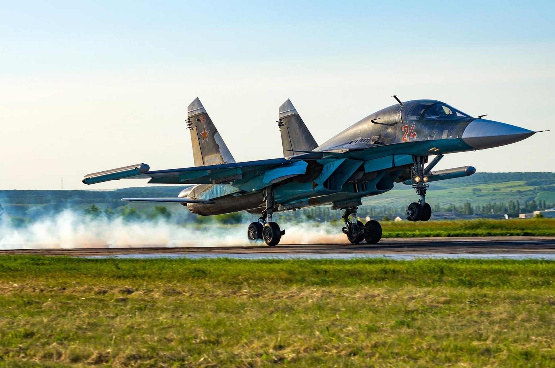 战斗机的起飞瞬间