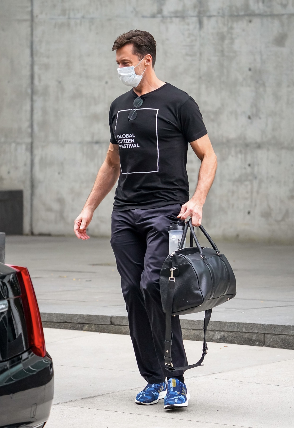 休·杰克曼(hughjackman)新街拍