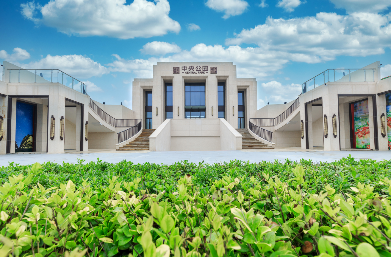 泗洪新城中央公园丨这里的社区外部风景美爆了