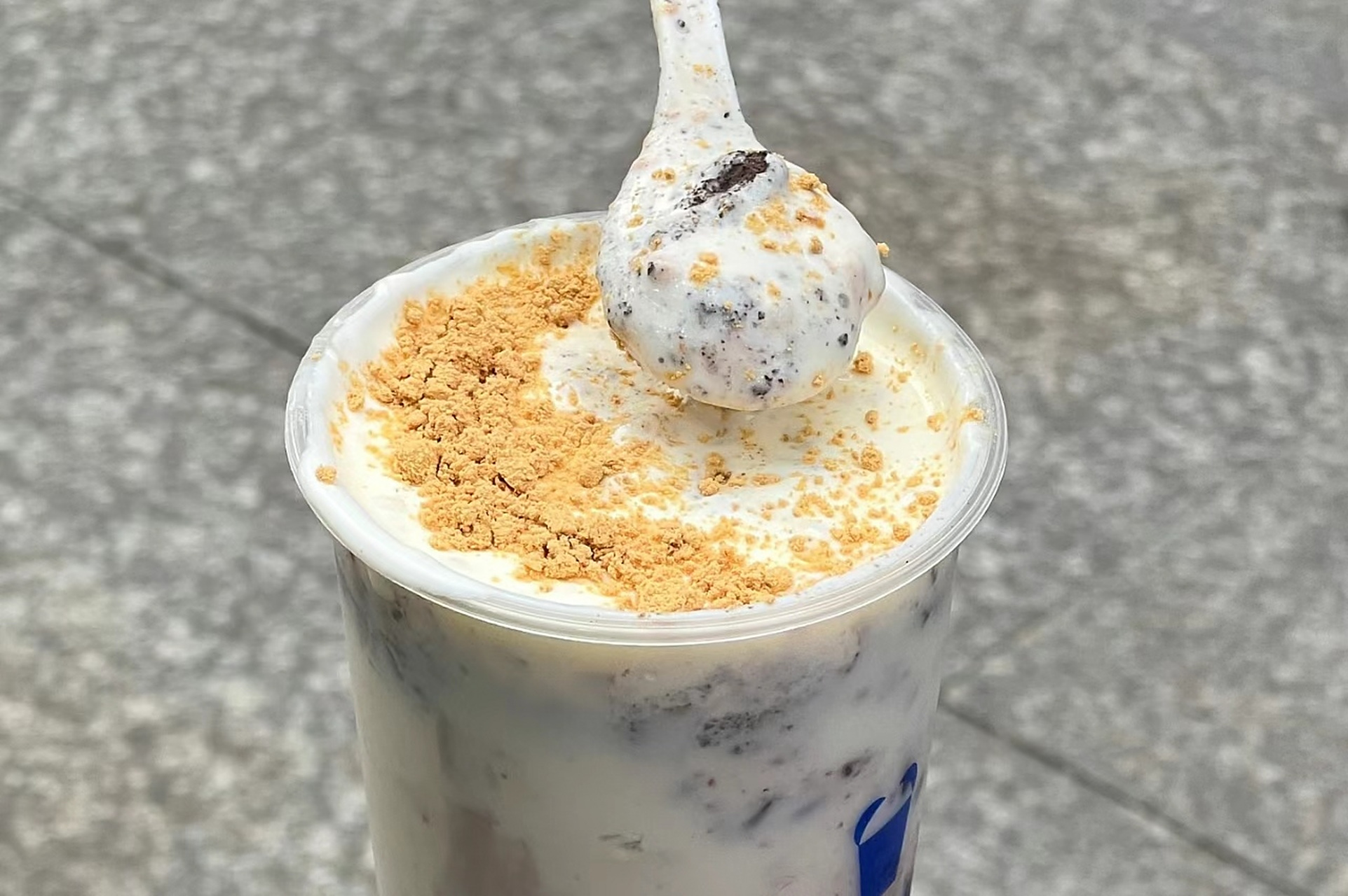 这杯奶茶真的超好喝  茶百道豆乳米麻薯[音乐] 糯唧唧的麻薯 血糯米