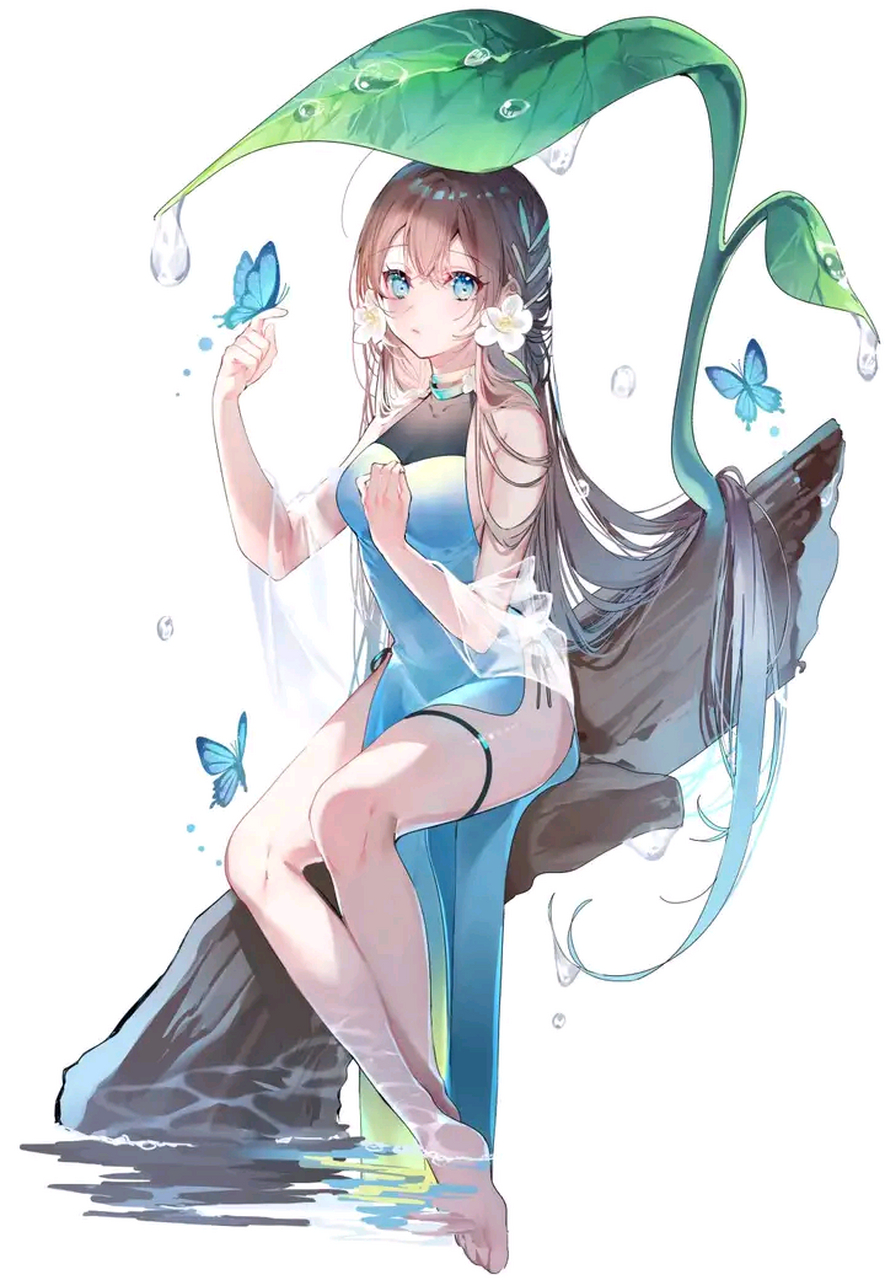 谁不喜欢大长腿呢#二次元美图# #足控