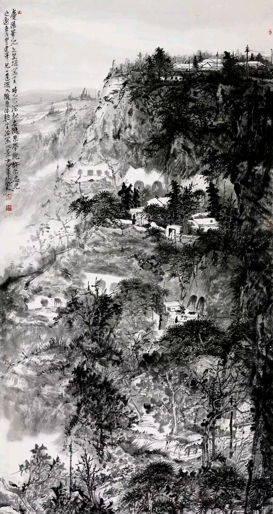 一方山水养一方人|方向军山水画