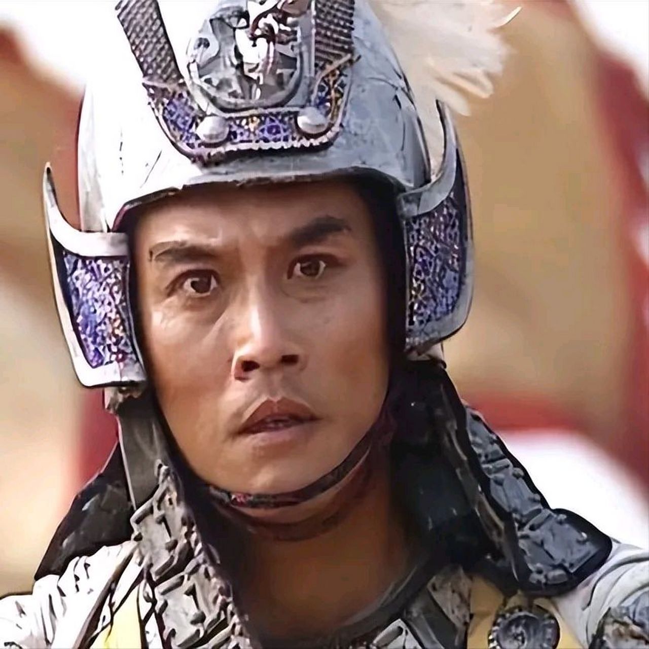 演员张山,在三国里扮演赵云,曹营中七进七出  骑马的戏,拍得行云流水