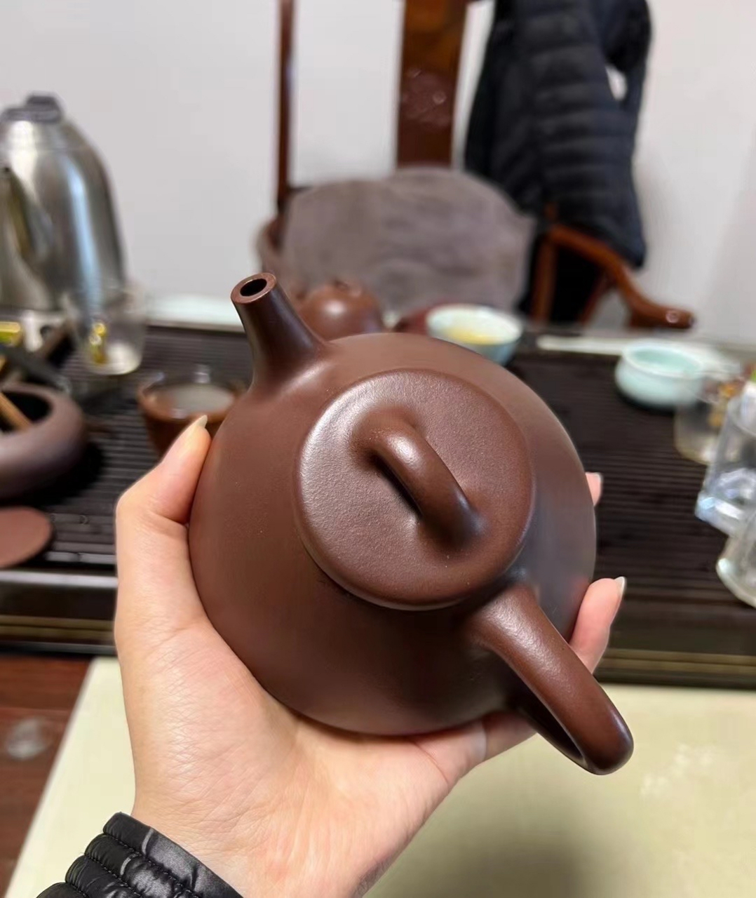 宜兴紫砂壶# #全手工