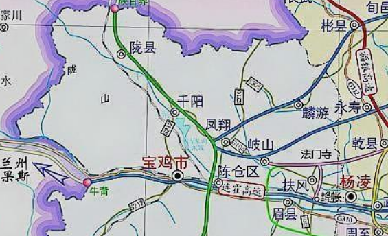 灵台县高速公路规划图图片