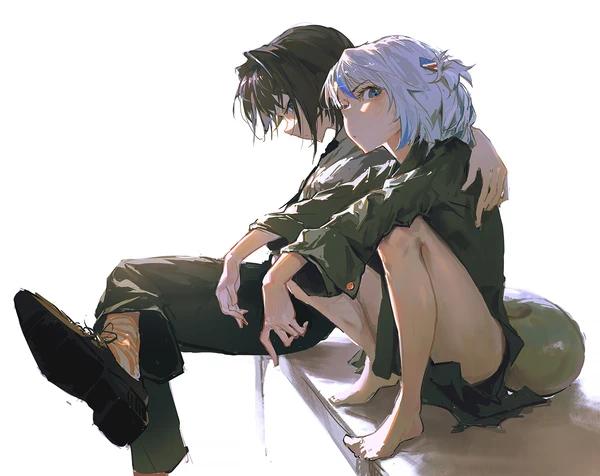 插画师:dino,超级棒的透视和动态,帅气的三笠与兵长