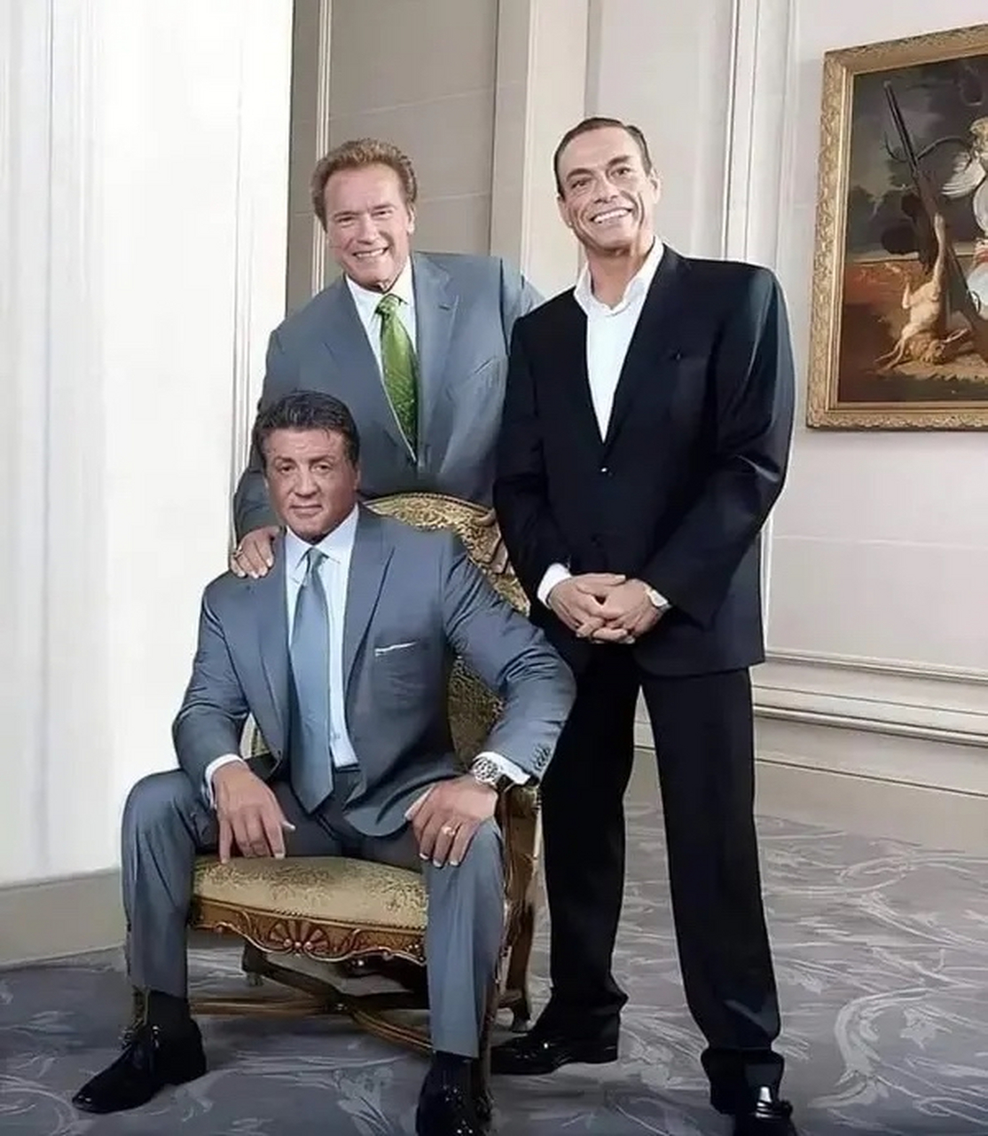 世界三大动作明星施瓦辛格,范·达姆和史泰龙被誉为好莱坞经典的动作