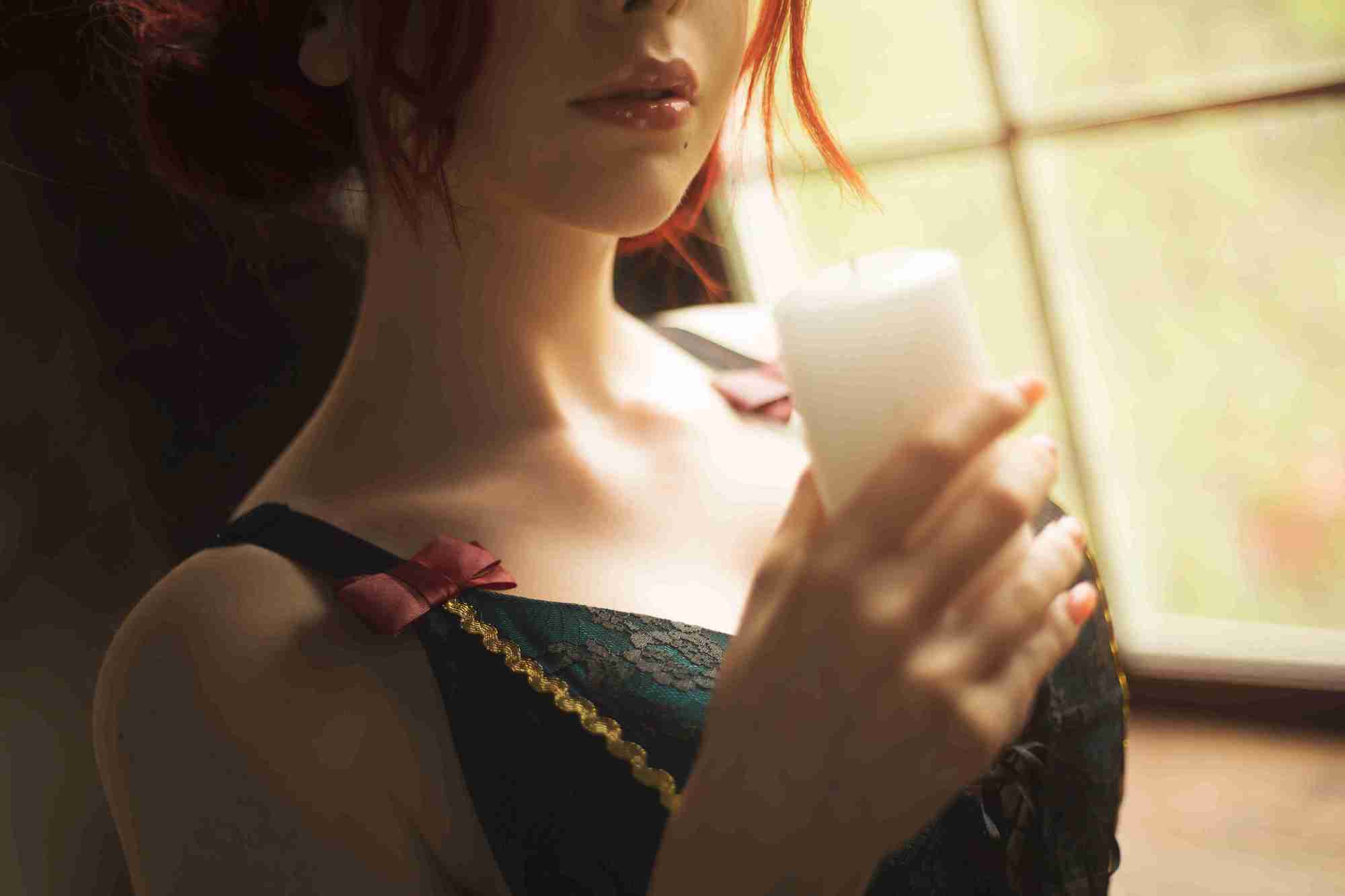 Sayathefox cosplay图集，橘色的黄昏完美融合-哪边嗨