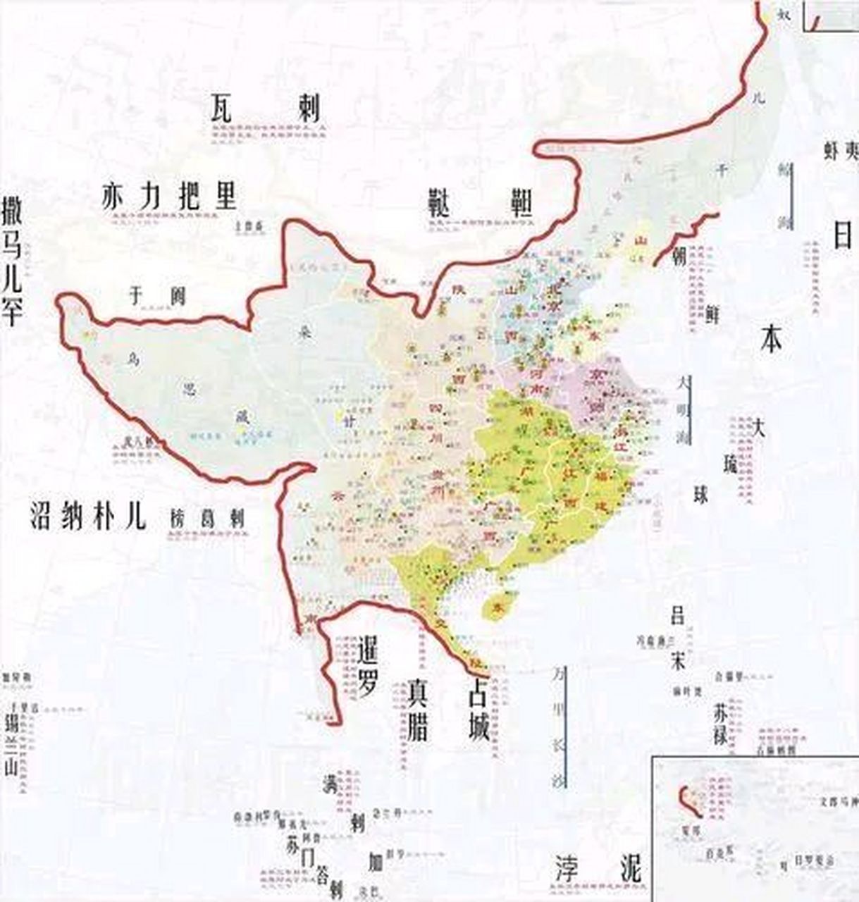 明朝永乐地图图片