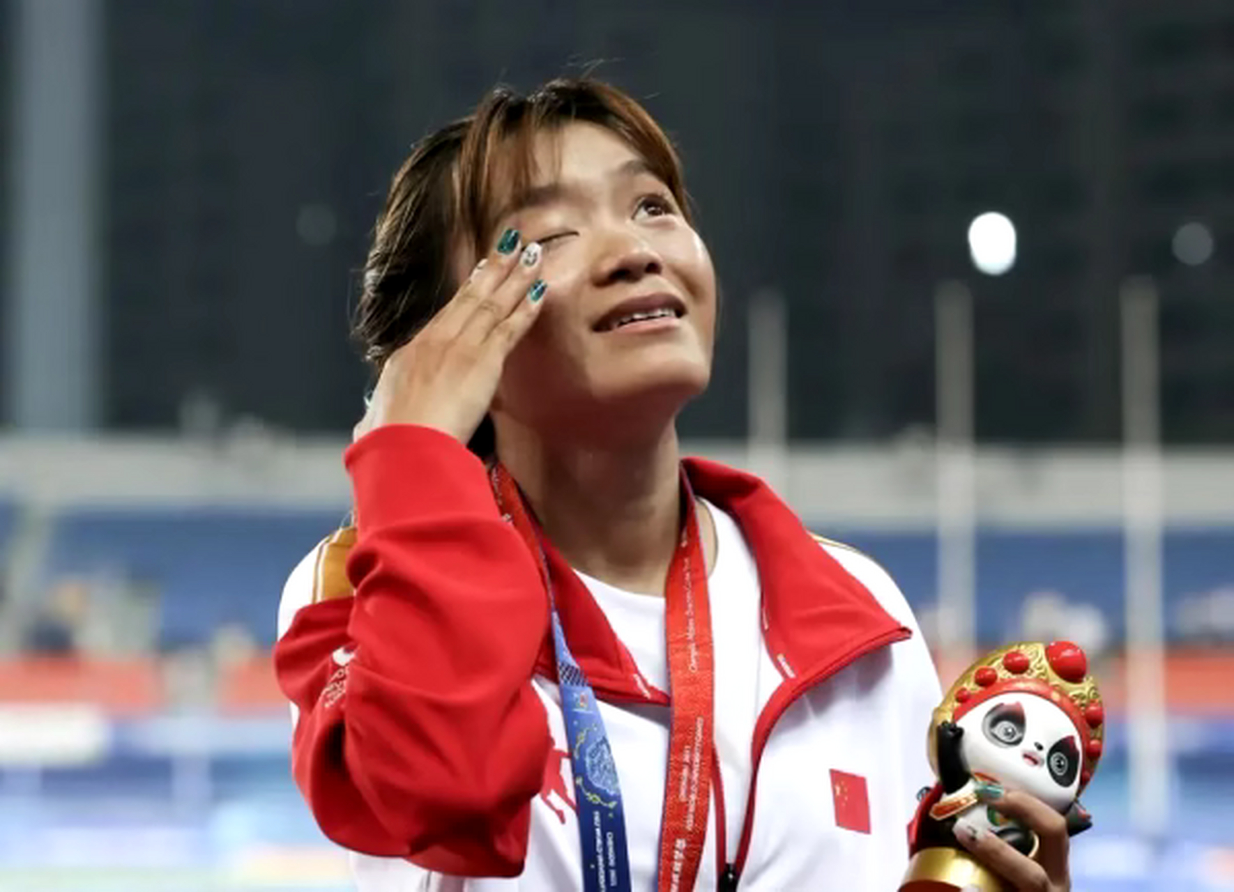 夏雨雨,一个来自贵州毕节山村的姑娘,在成都大运会上