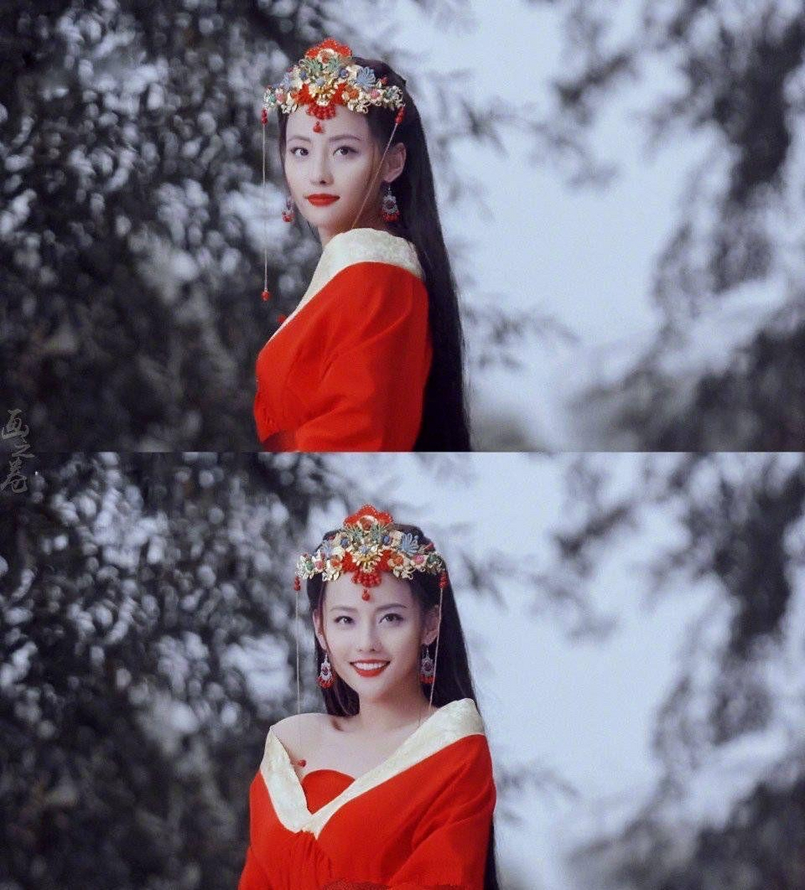 张嘉倪古装好美,谁还没被她这个回眸一笑惊艳到#张嘉倪