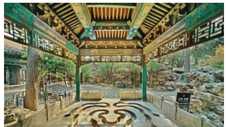 "乾隆花园",位于故宫