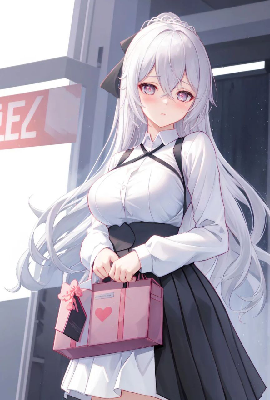 好看的二次元白毛小姐姐美图欣赏#二次元