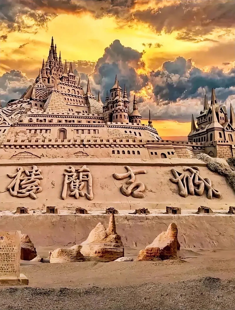 罗布泊楼兰古城保护遗址,现在还能进吗? 答案是:能进!