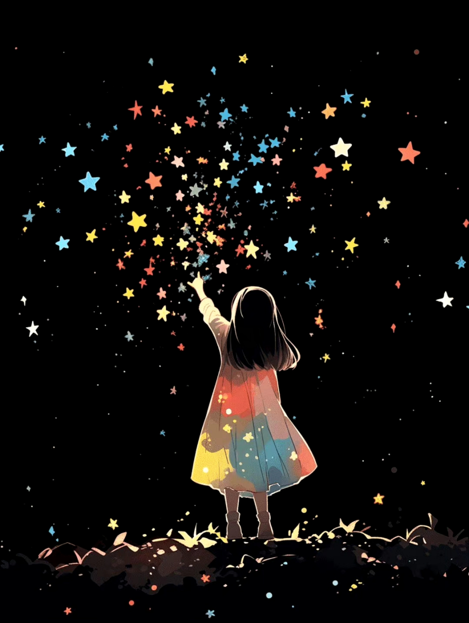 女孩头像:与其仰望星空,不如去做摘星星的人.#头像# #素材