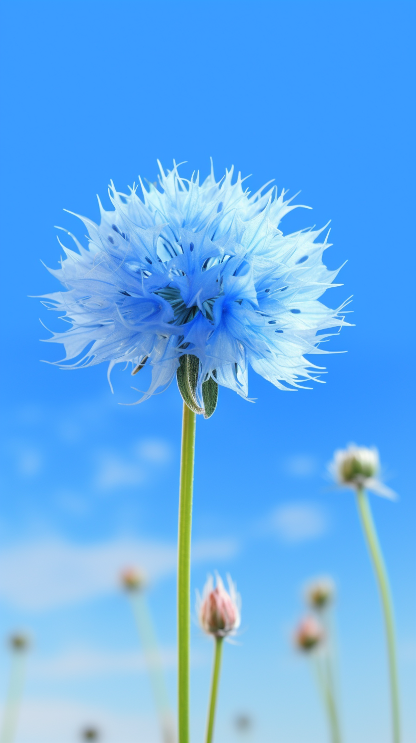 蓝色唯美花朵,这种清新的蓝简直太美了