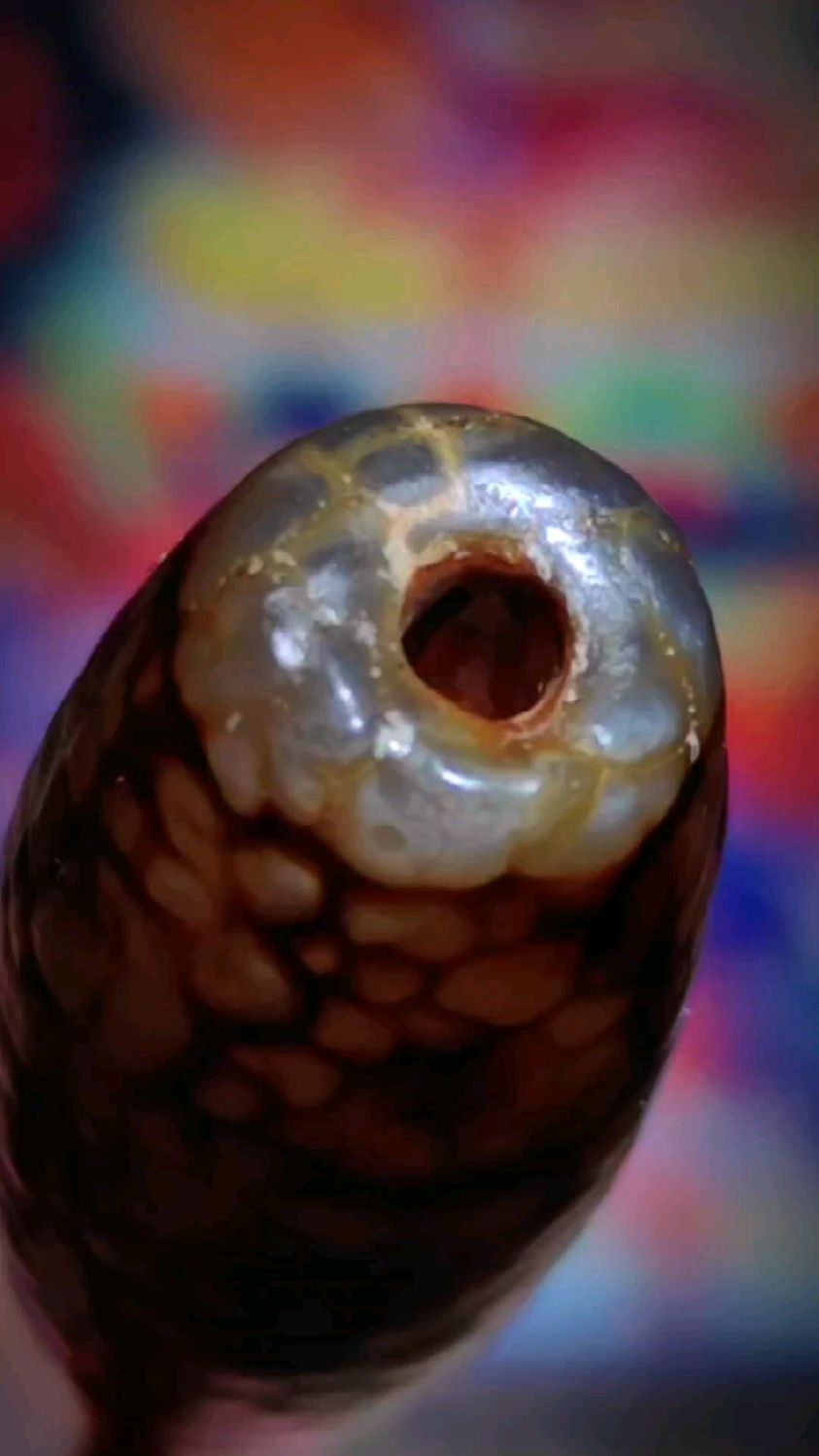 传说中的龙鳞纹古天珠