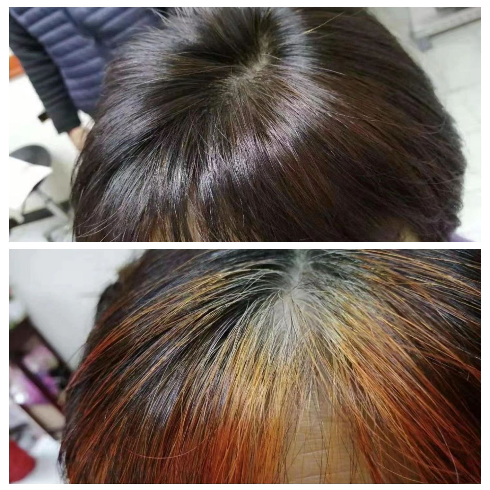 为什么海娜粉染出来白头发发红而佰草粉却不会?