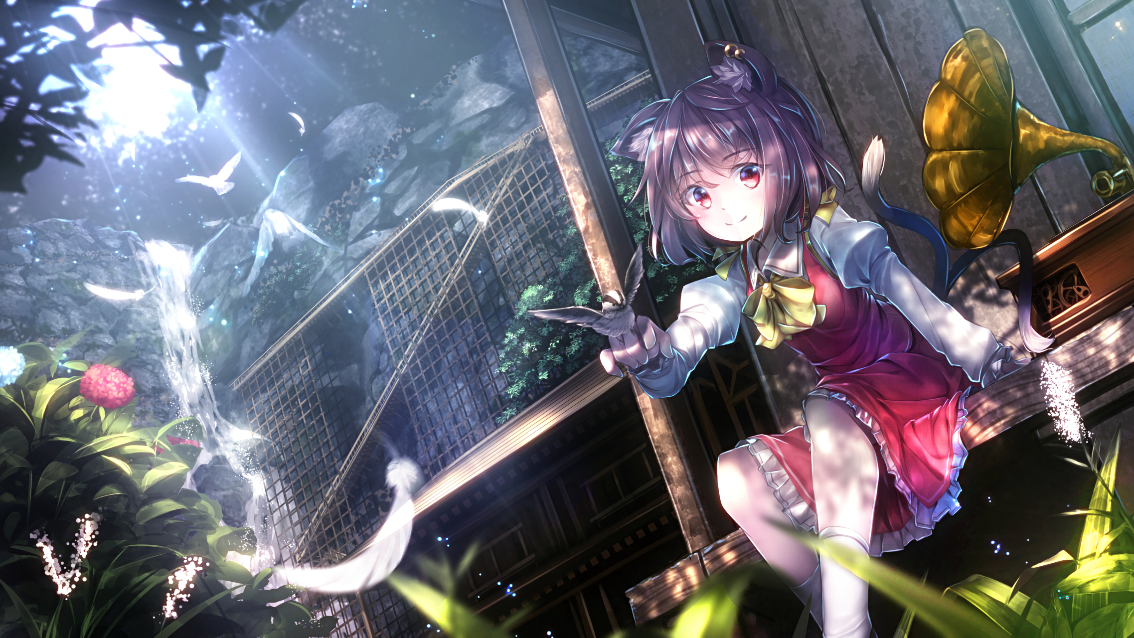 可爱的兽耳小萝莉#二次元美图# #动漫美图