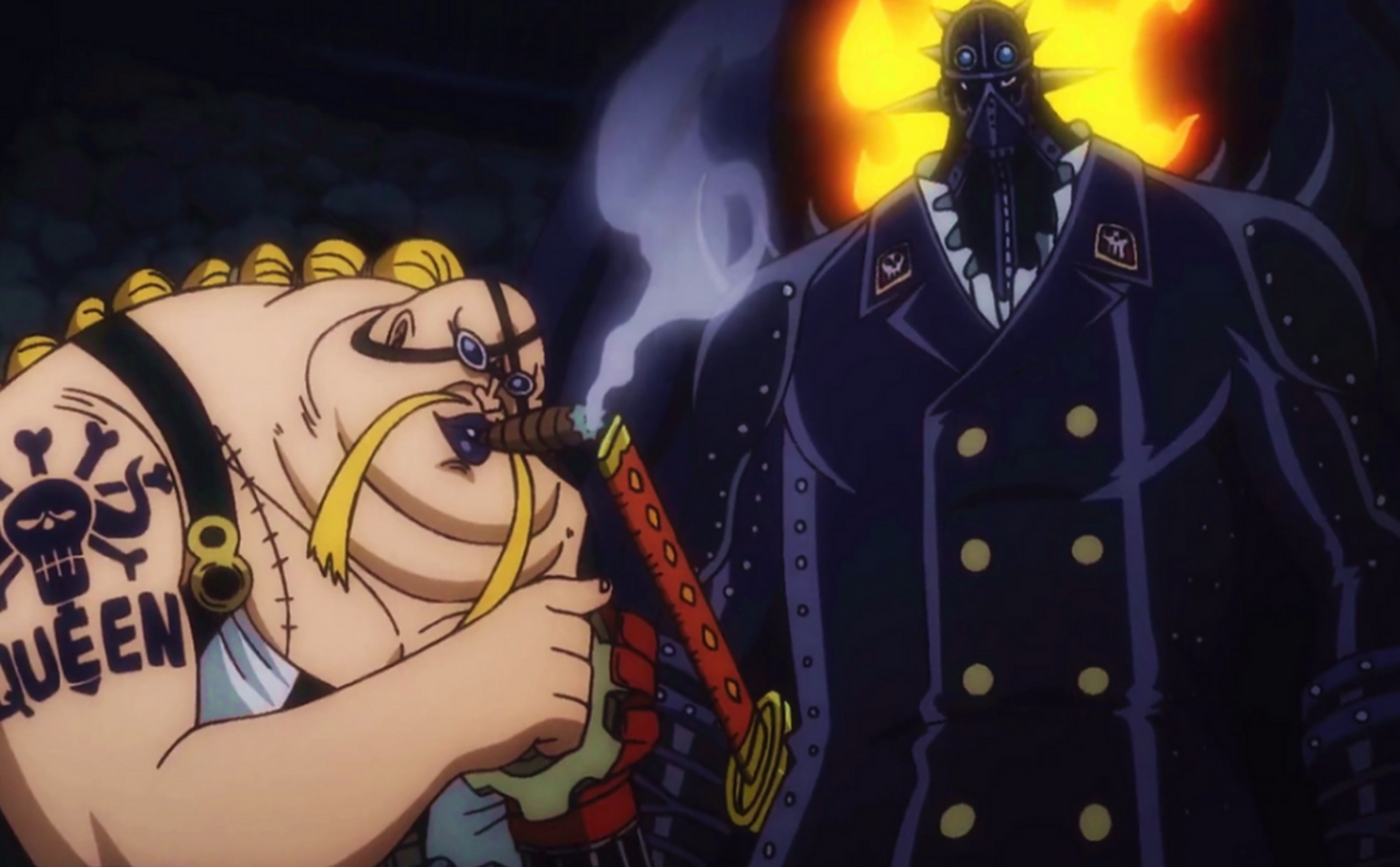 海贼王中,百兽海贼团的大看板king是一个神秘而强大的角色.