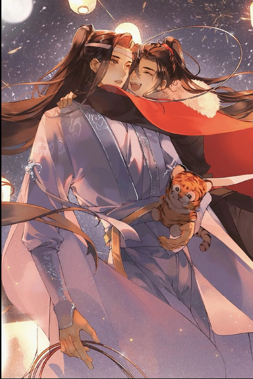 花好月圆人长久 #魔道祖师# #原耽#  画师未知侵删致歉