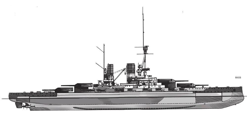 舰船欣赏:德国海军 巴伐利亚级战列舰