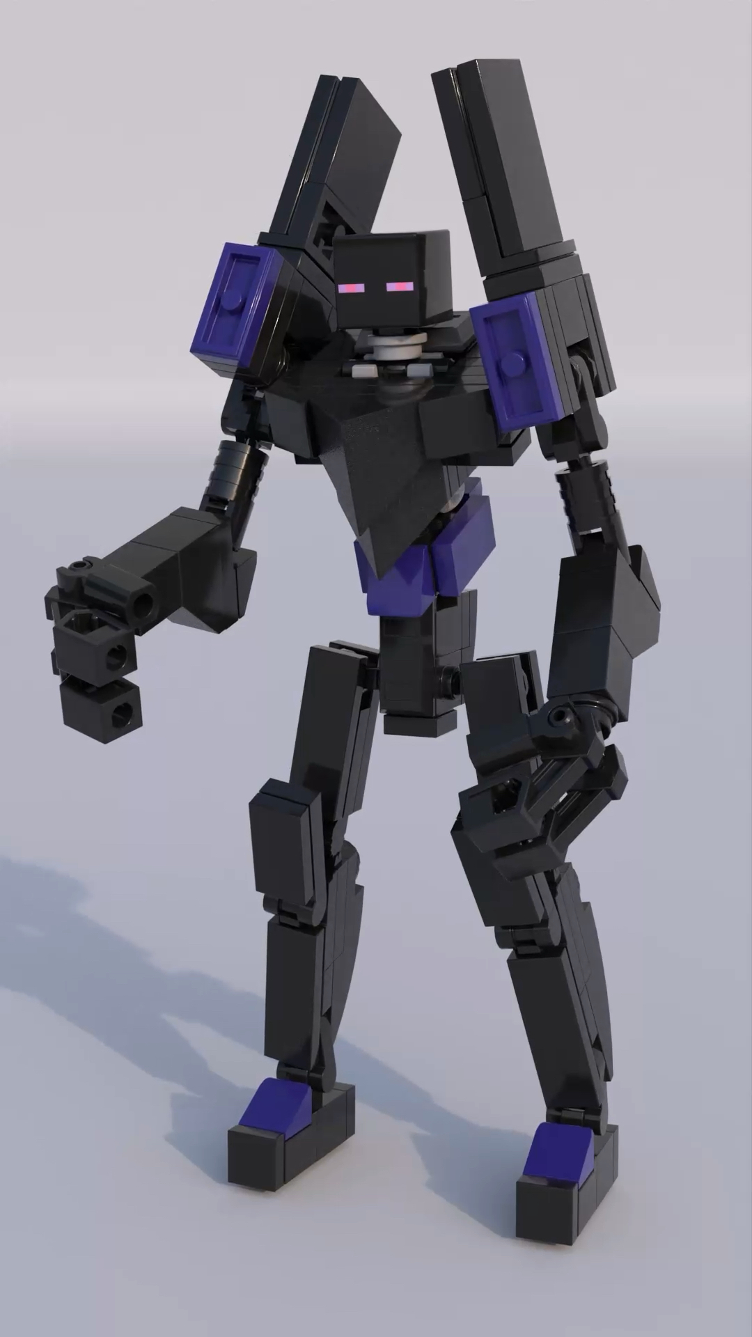 积木末影人进化!eva末影人