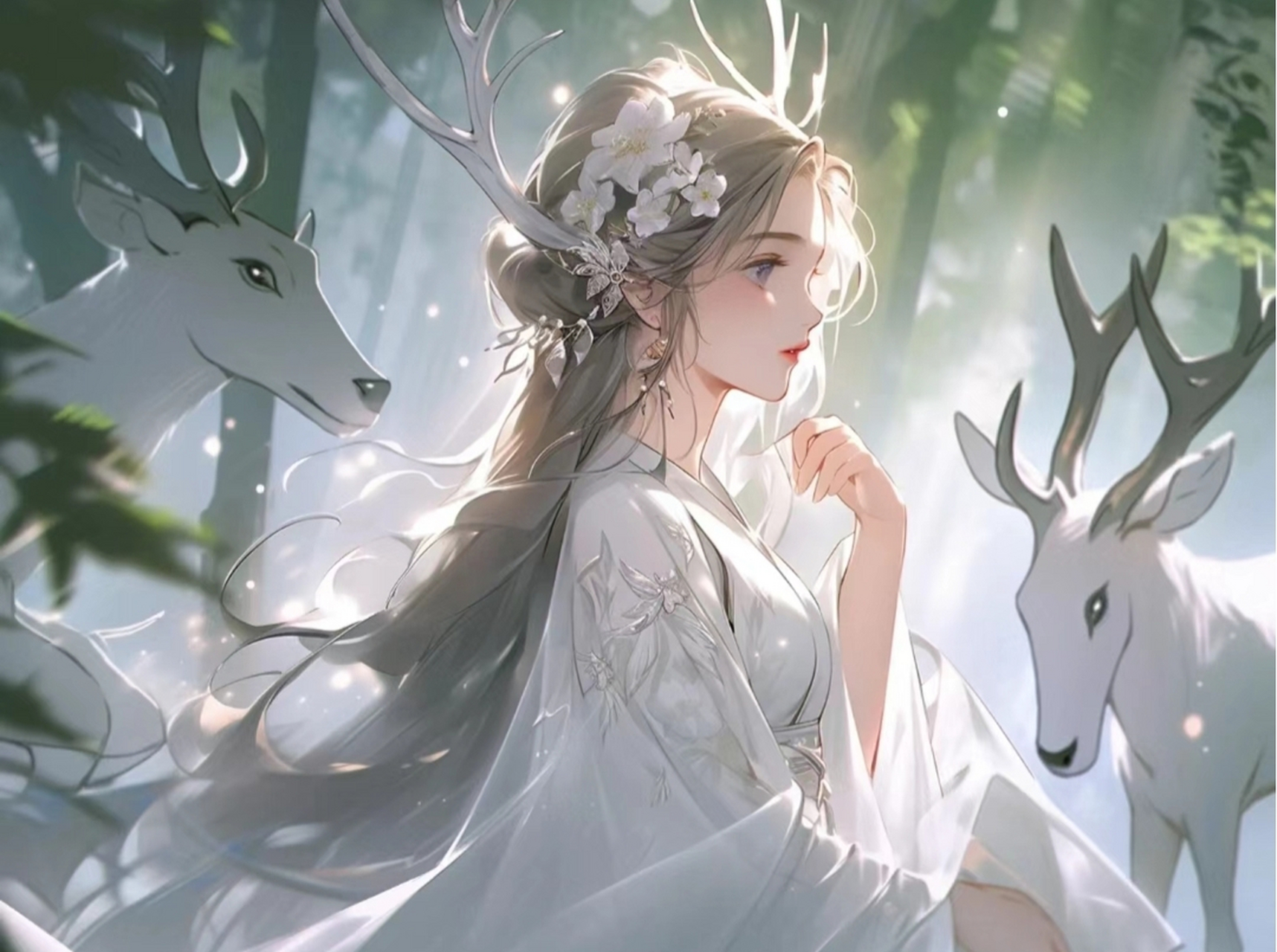 白鹿少女最后一波