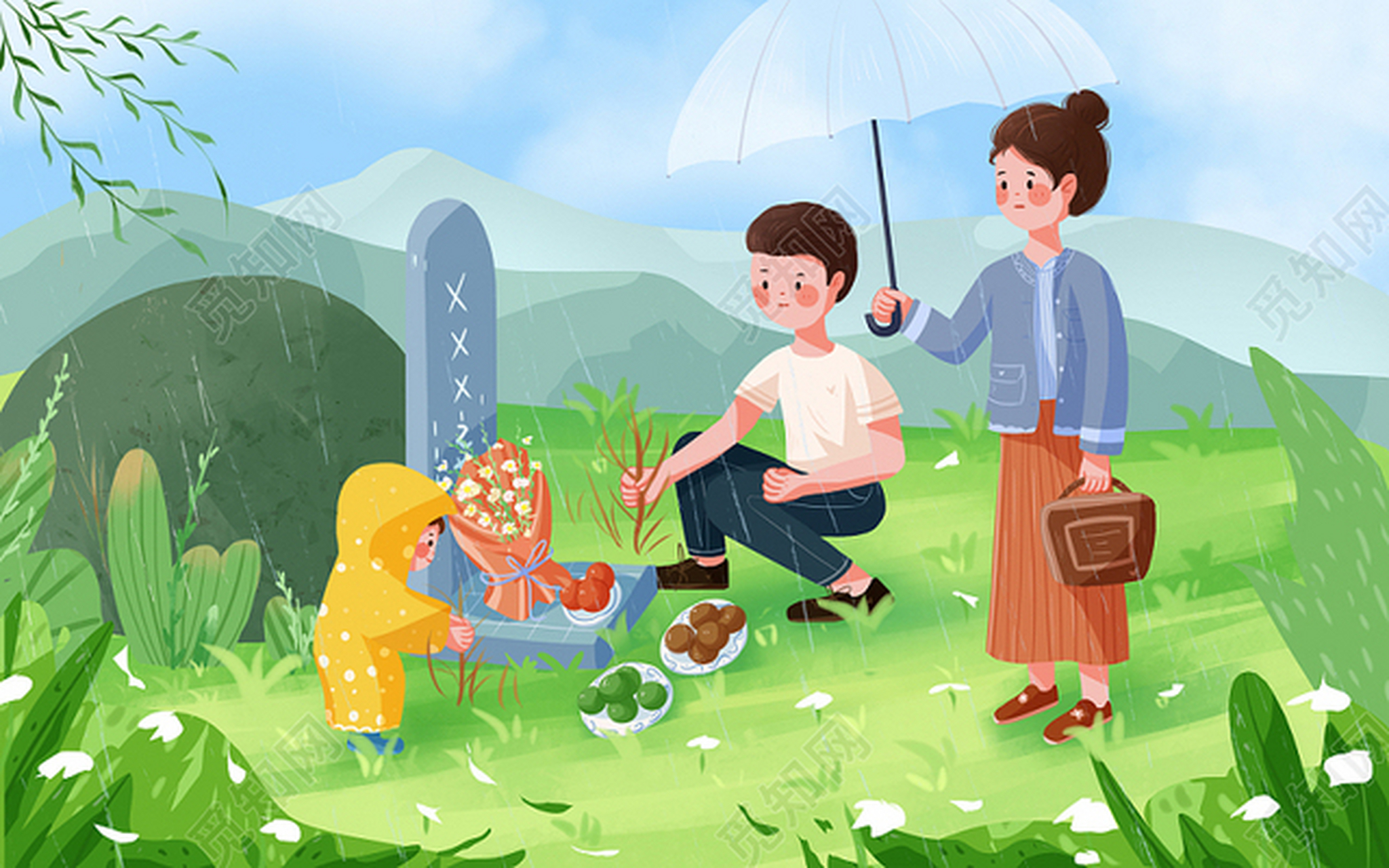 清明节,又称寒食节,踏青节,是我国传统节日之一,通常在阳历4月4日-6日