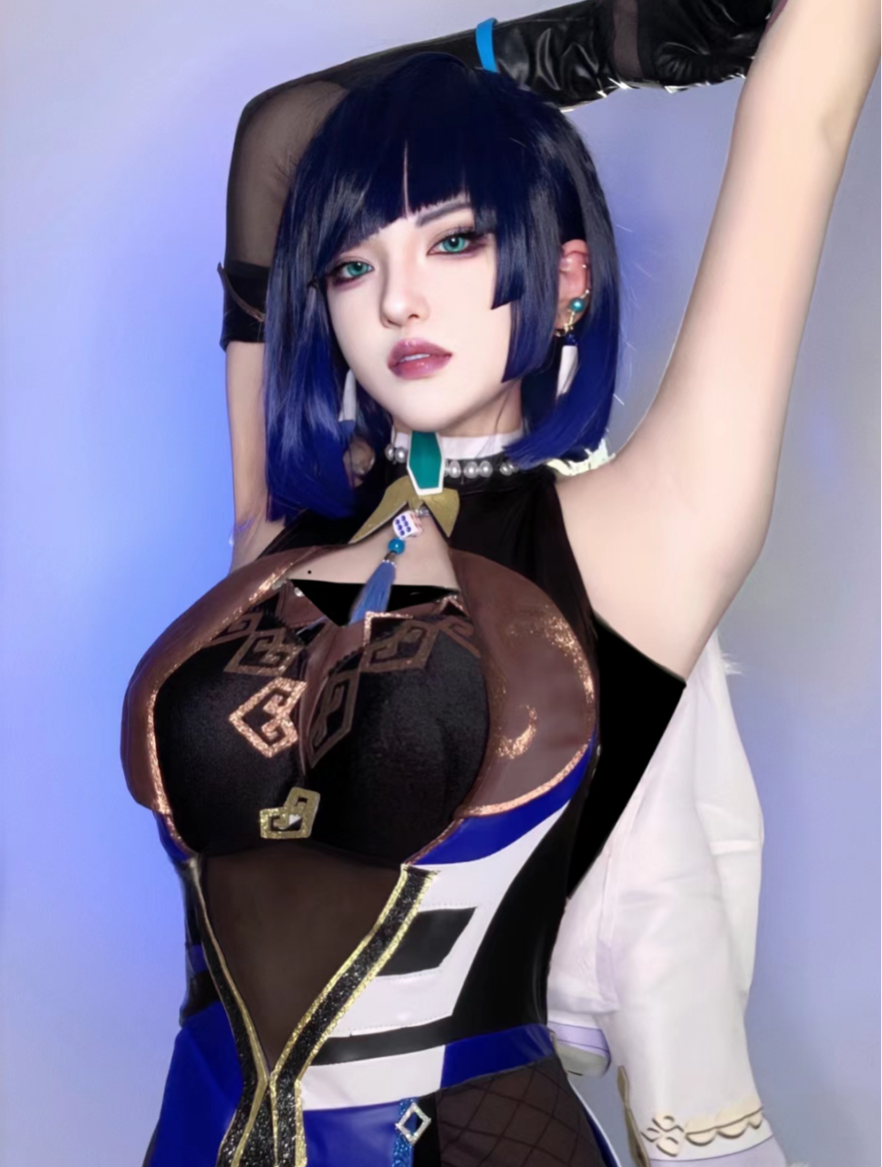 夜兰:拿起你们的放大镜,找不同 [嘘]  #cos# #原神# #二次元