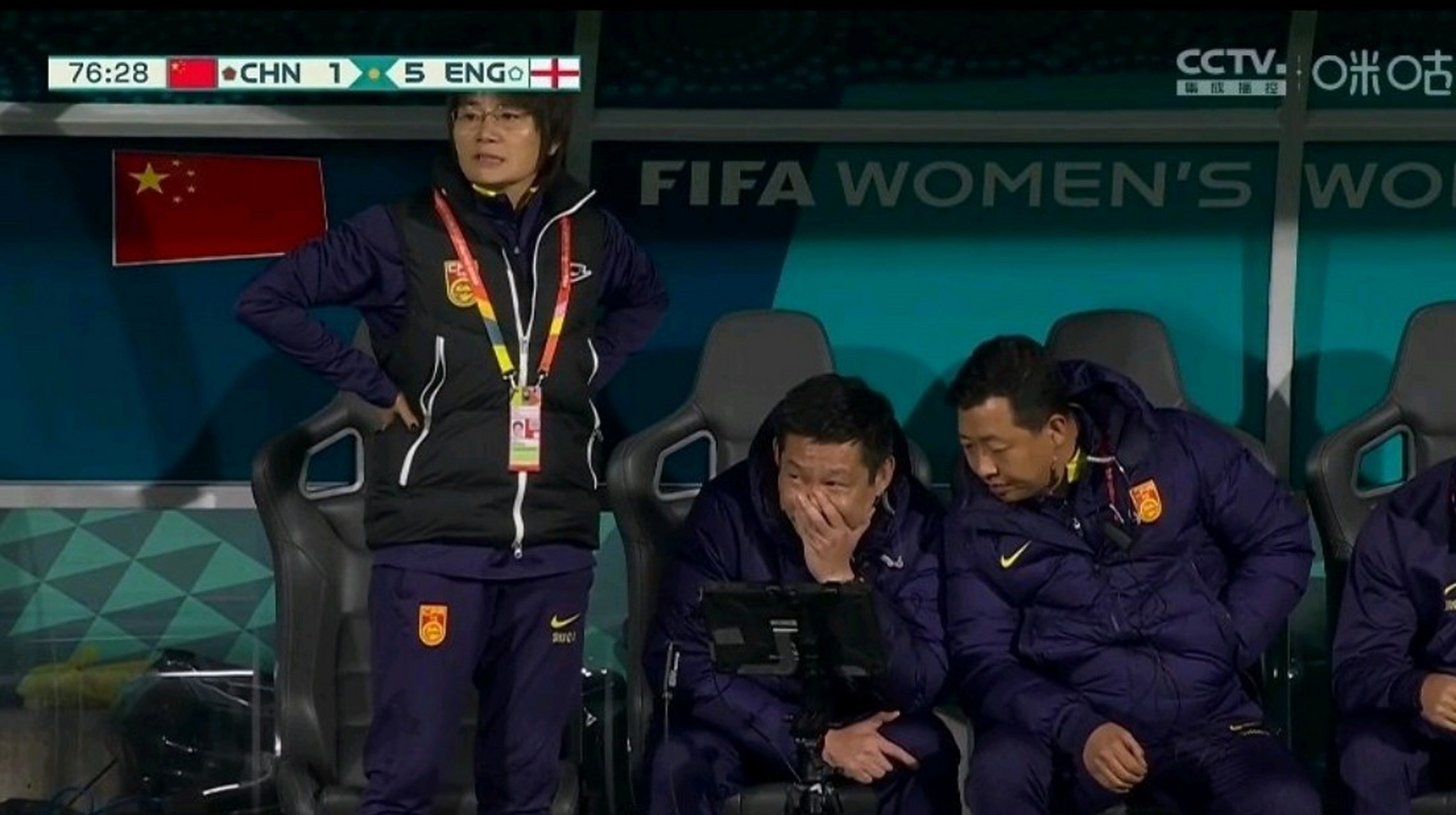 中国女足世界杯最不和谐的一幕:门将朱珏超级失误送对手龙门,结果中国